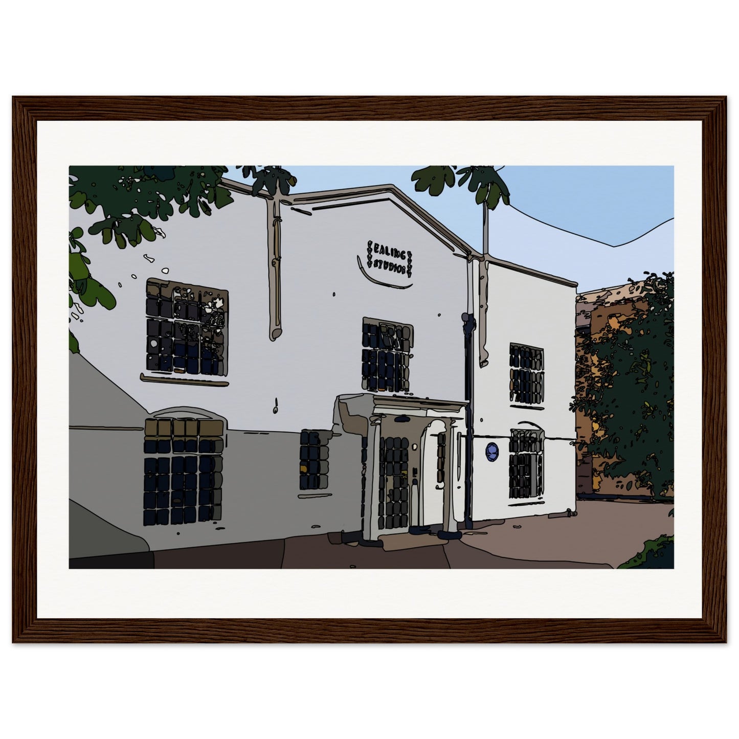 Ealing Studios Wooden Framed Poster