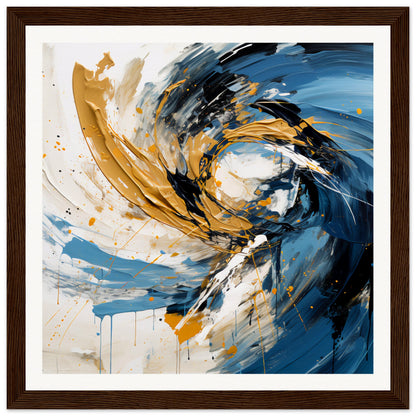 Abstrakt Wooden Framed Poster