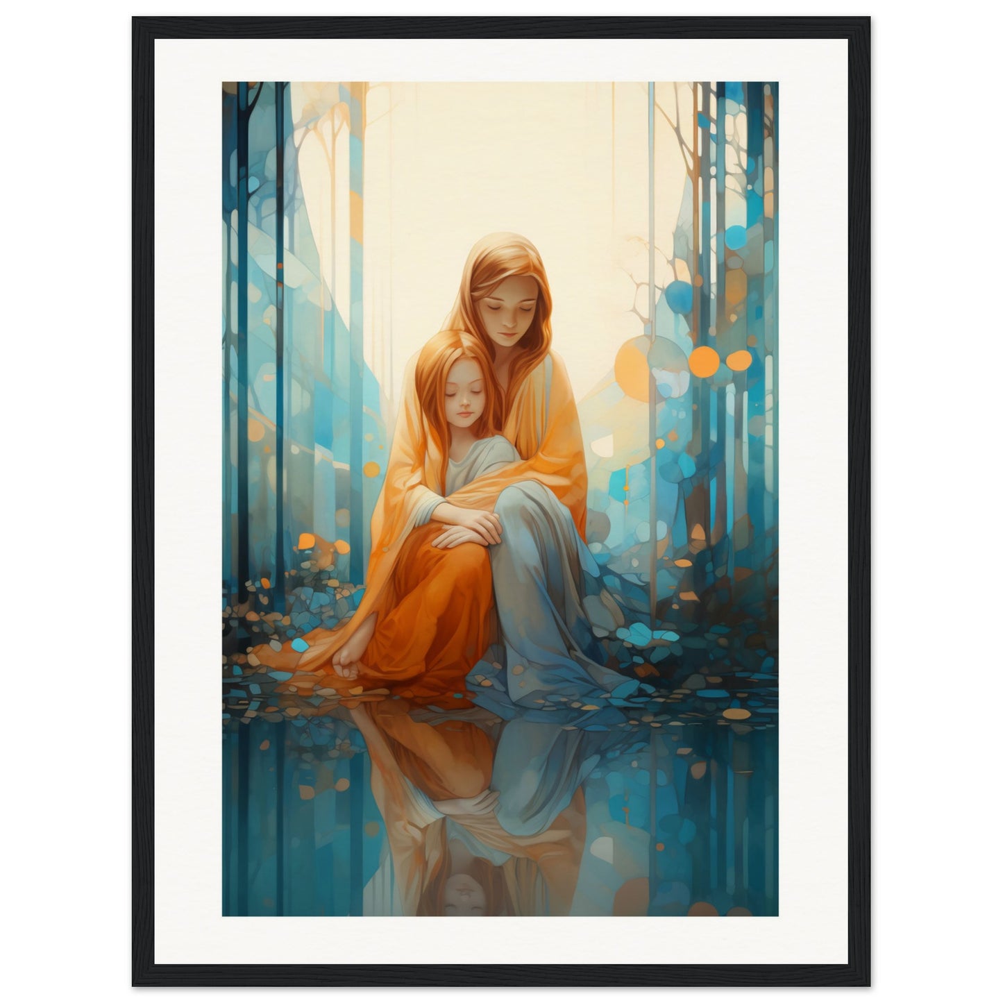 Reflections Wooden Framed Poster