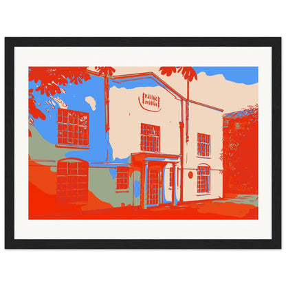 Ealing Studios Red Wooden Framed Poster