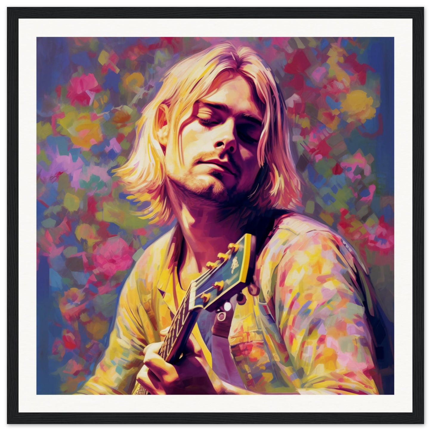 Kurt Wooden Framed Poster