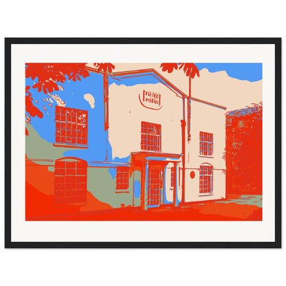 Ealing Studios Red Wooden Framed Poster