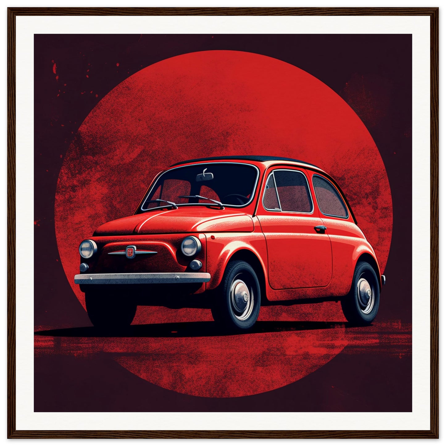 500 Quality Matte Paper Wooden Framed Poster