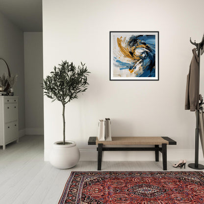 Abstrakt Wooden Framed Poster