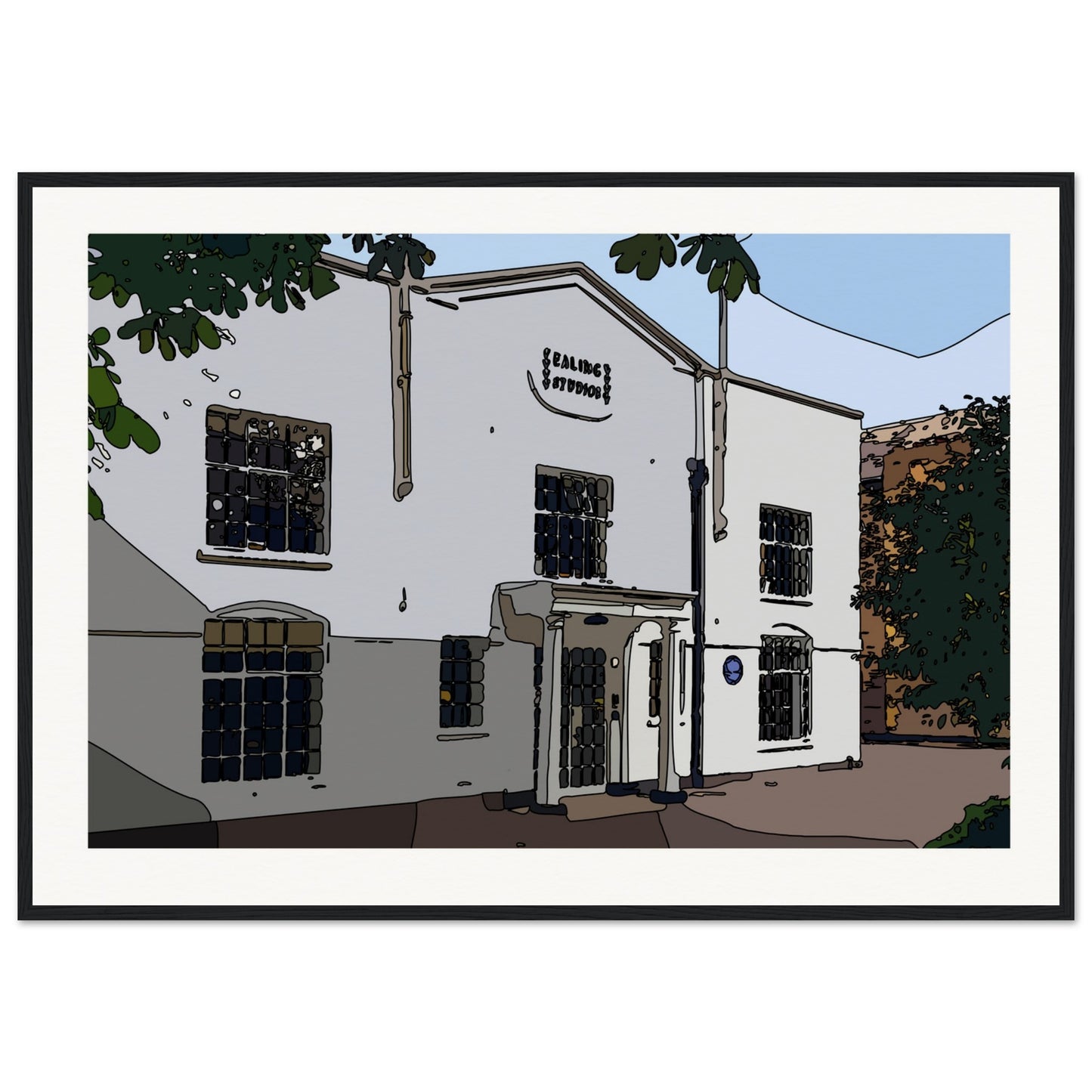 Ealing Studios Wooden Framed Poster