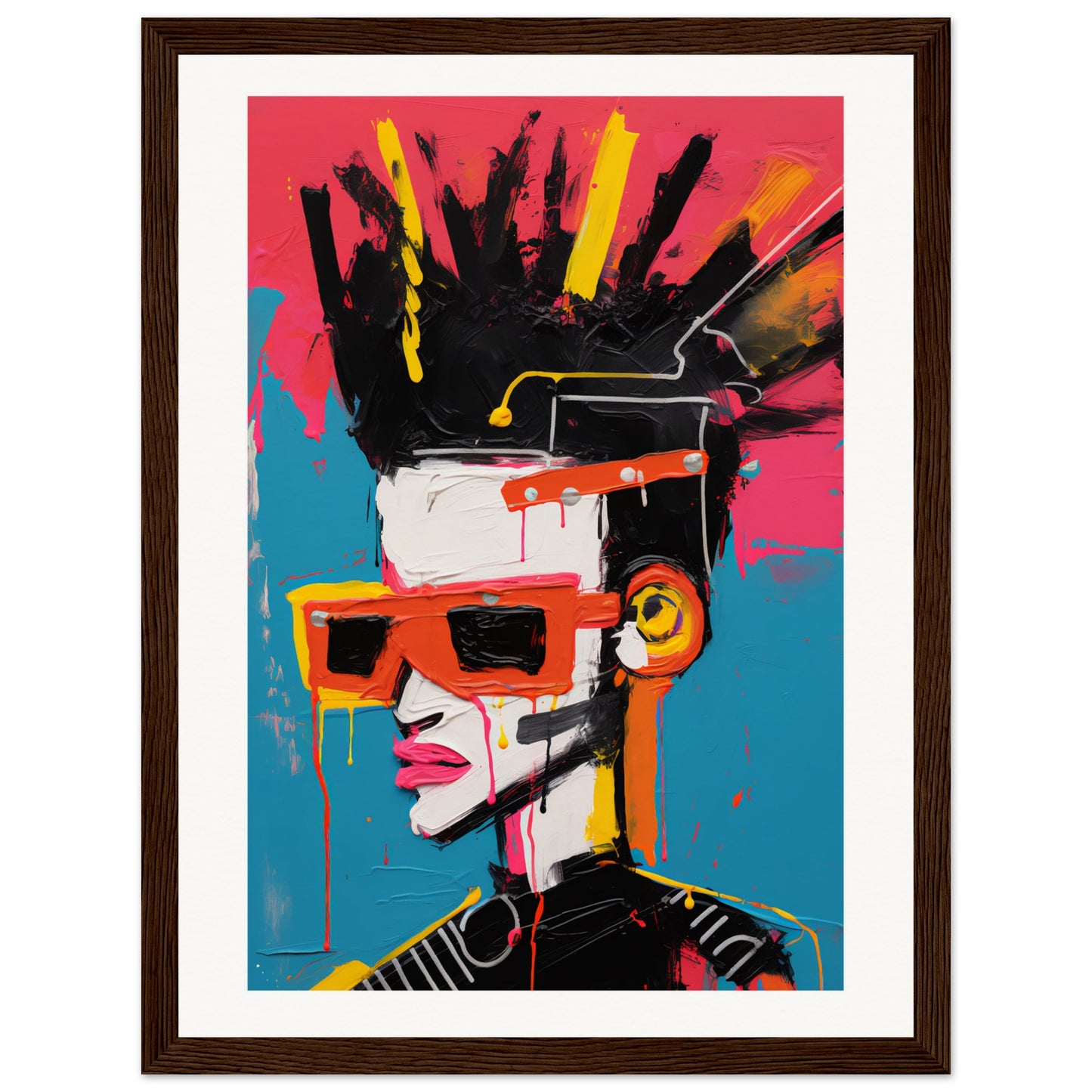 Punk'd Wooden Framed Poster