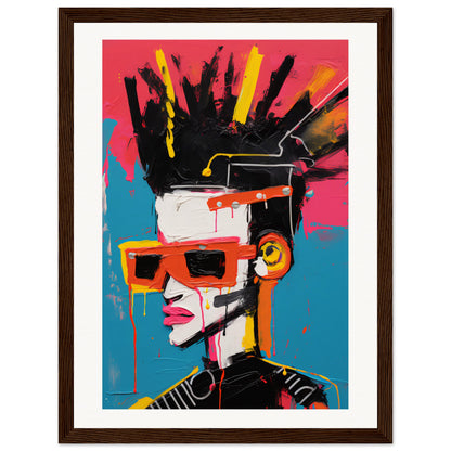 Punk'd Wooden Framed Poster