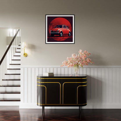 500 Quality Matte Paper Wooden Framed Poster