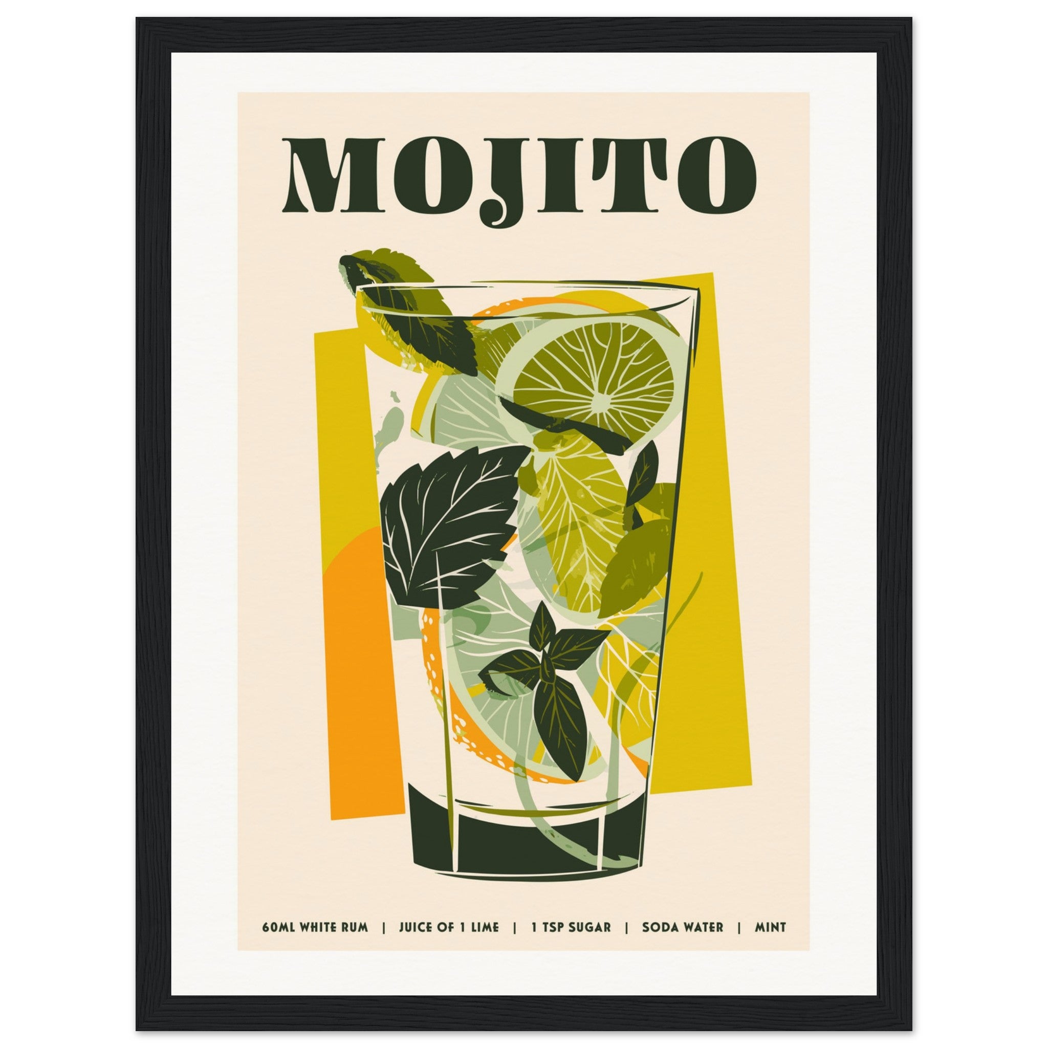 1949 Wood Frame Vintage Poster ポスター Japan vintage poster hi