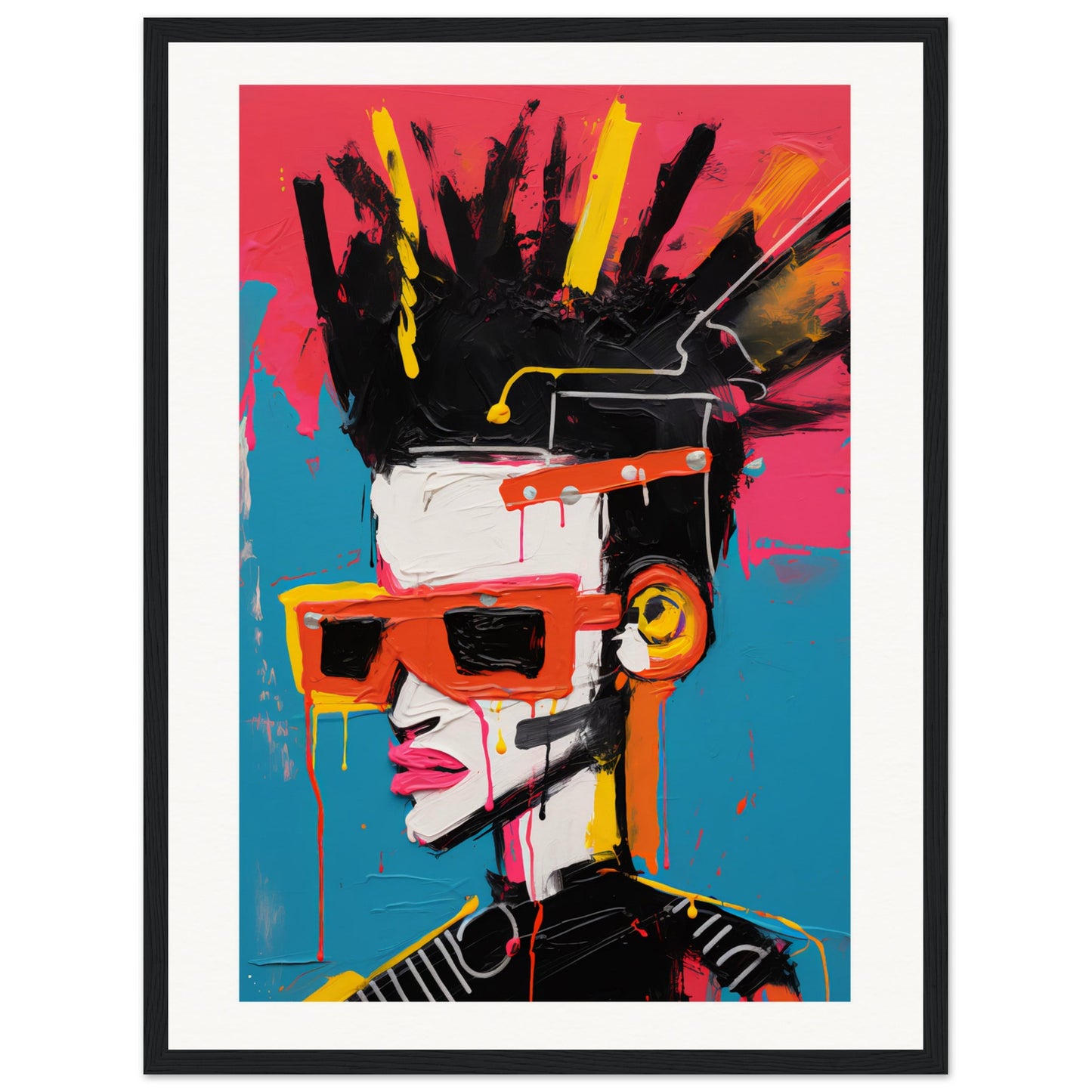 Punk'd Wooden Framed Poster