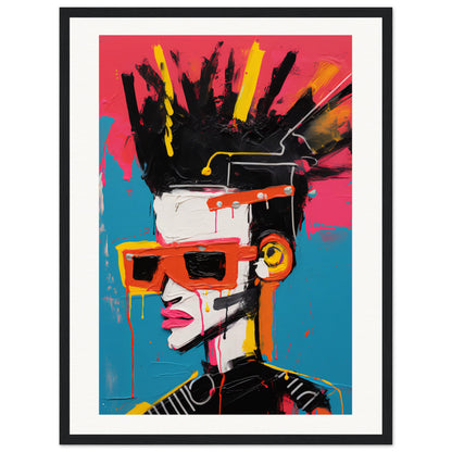 Punk'd Wooden Framed Poster