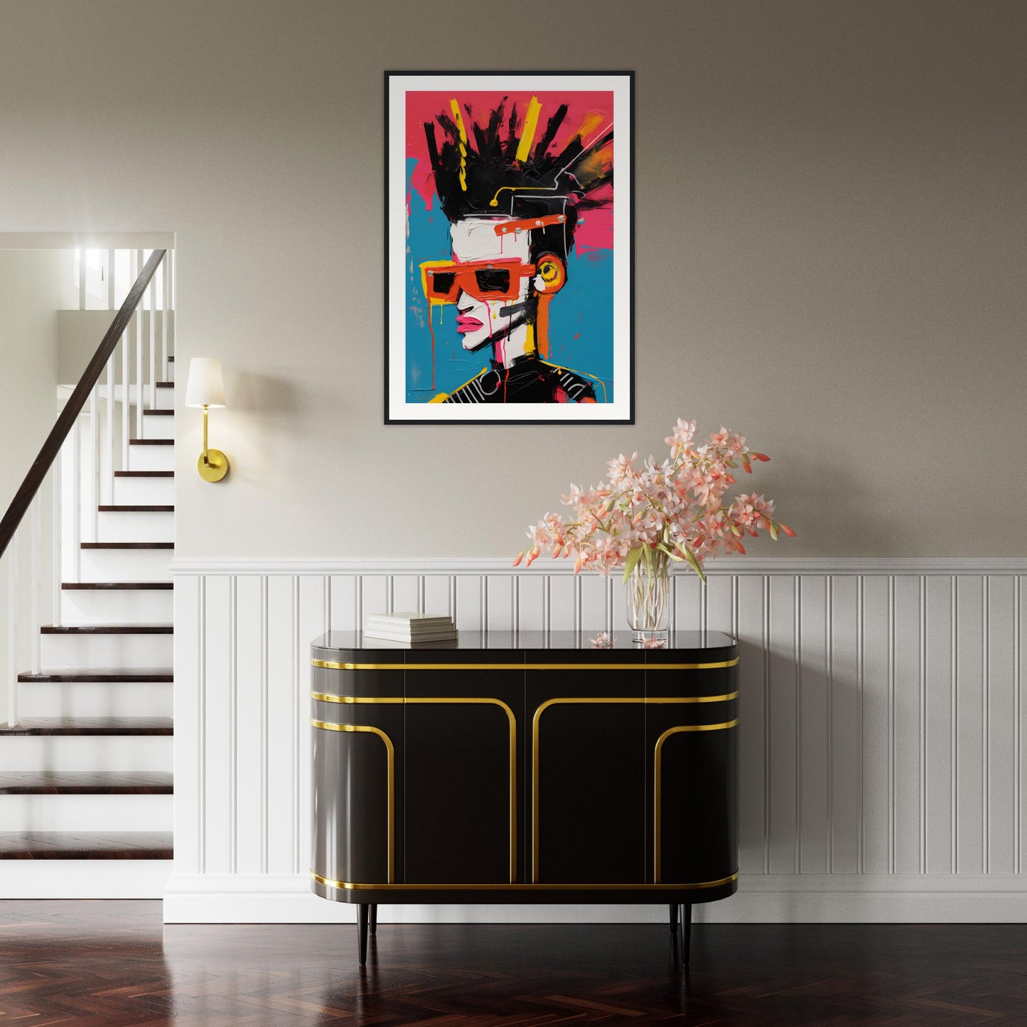 Punk'd Wooden Framed Poster