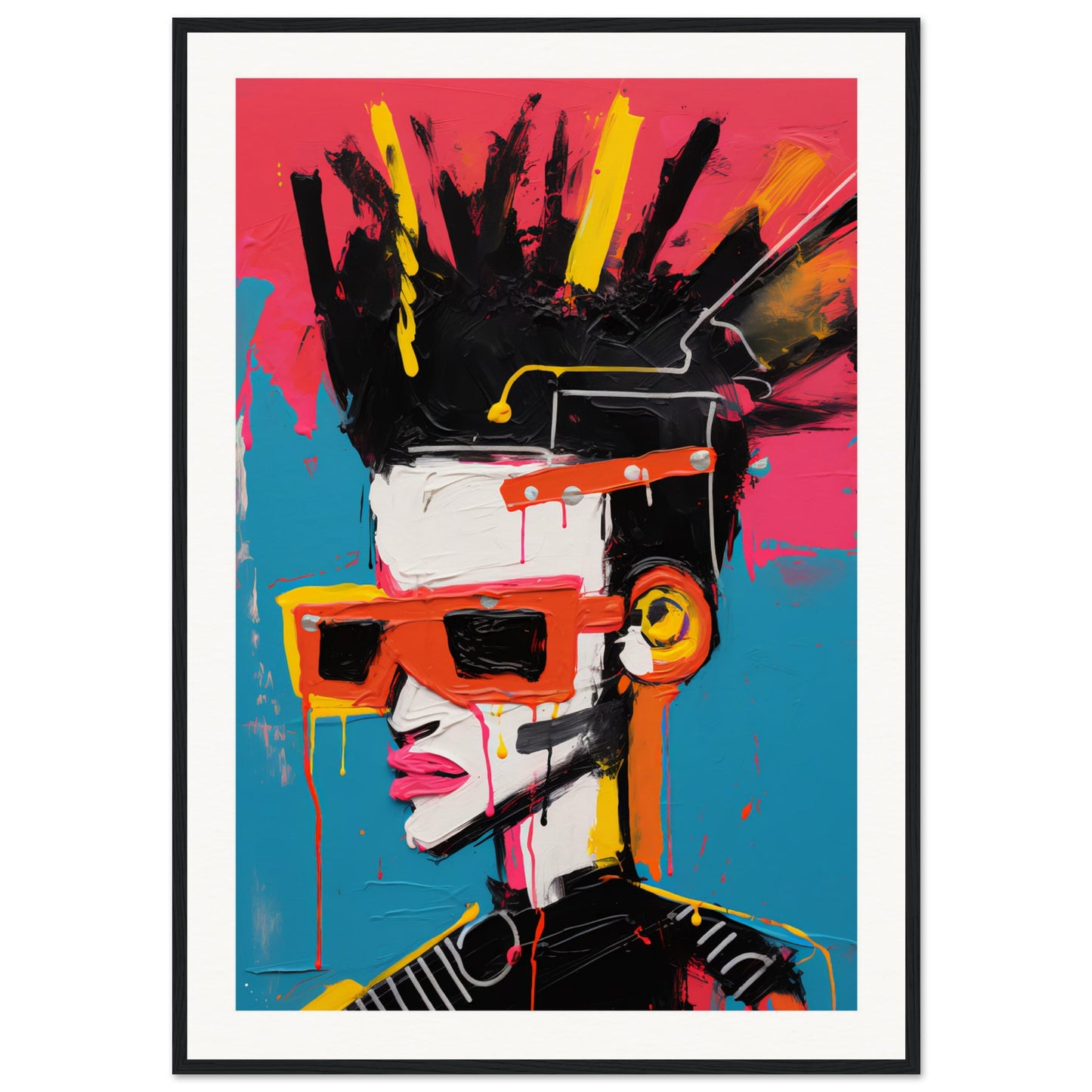 Punk'd Wooden Framed Poster