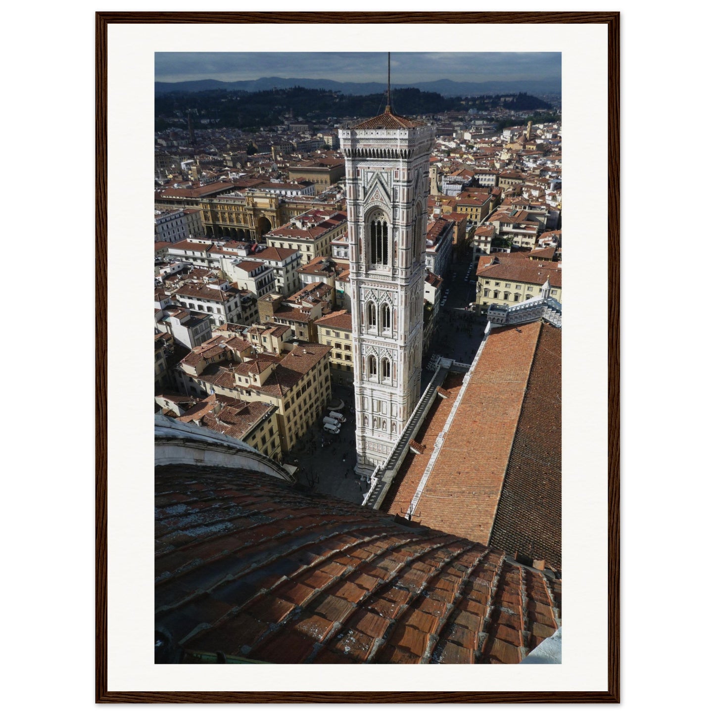 Florence Matte Paper Wooden Framed Poster