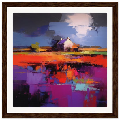 The Farmhouse Matte Paper Wooden Framed Poster