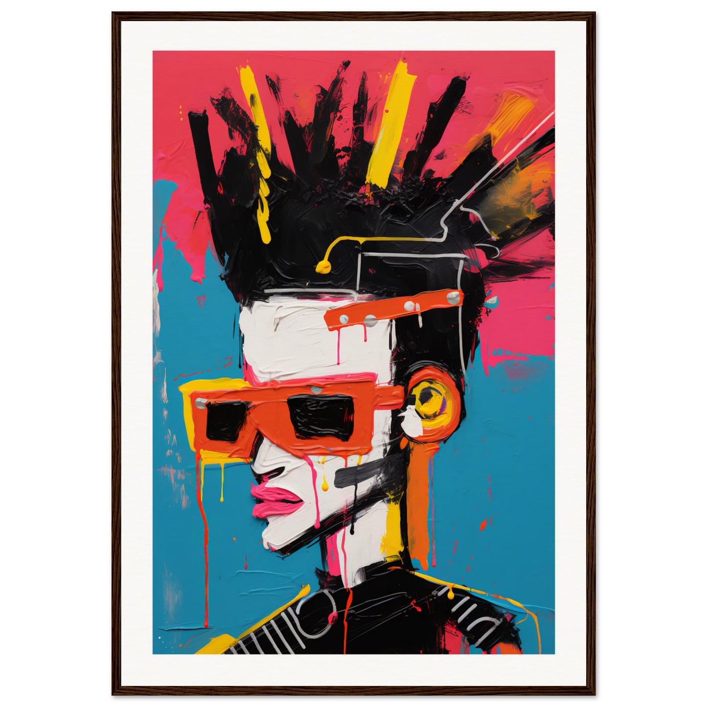 Punk'd Wooden Framed Poster