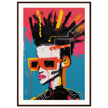 Punk'd Wooden Framed Poster