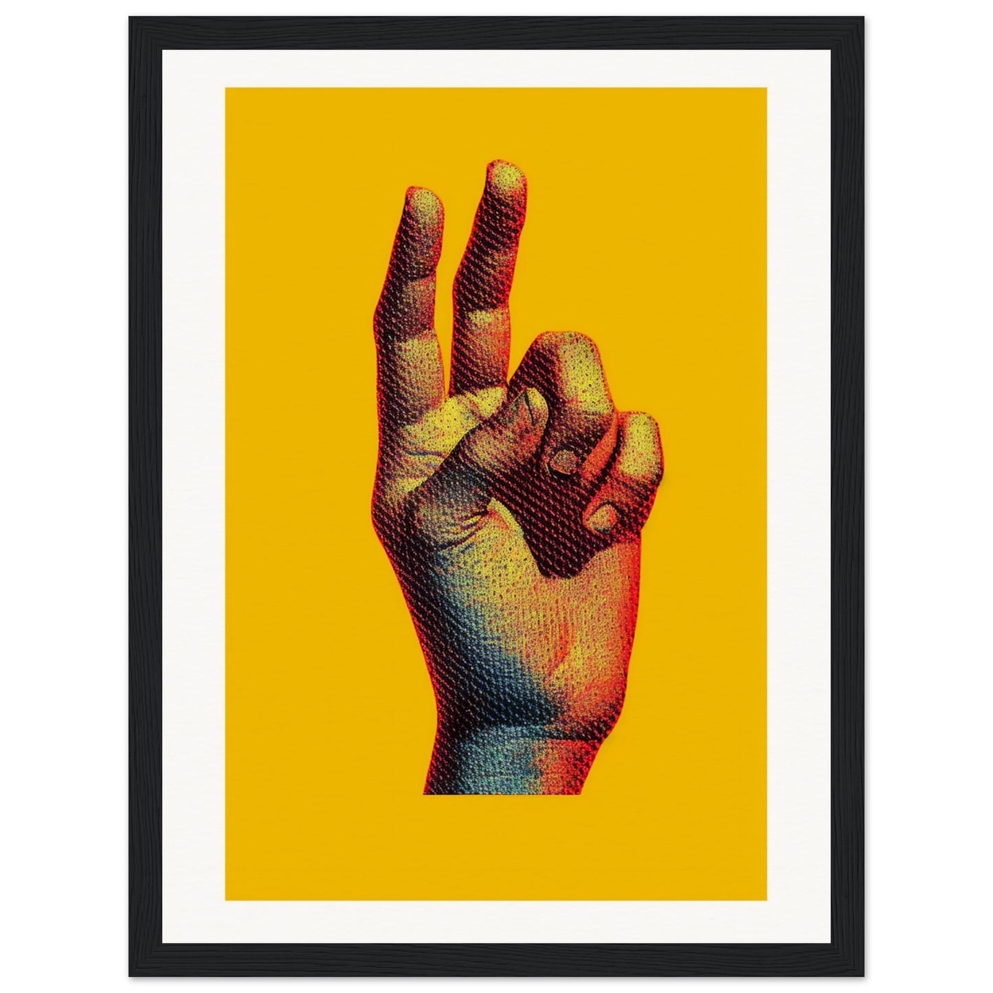 PAX Quality Matte Paper Wooden Framed Poster