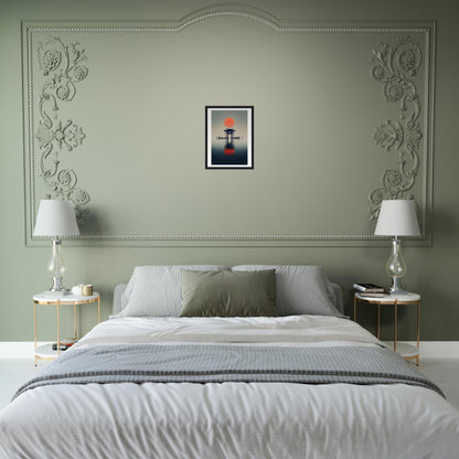 Pagoda Matte Paper Wooden Framed Poster