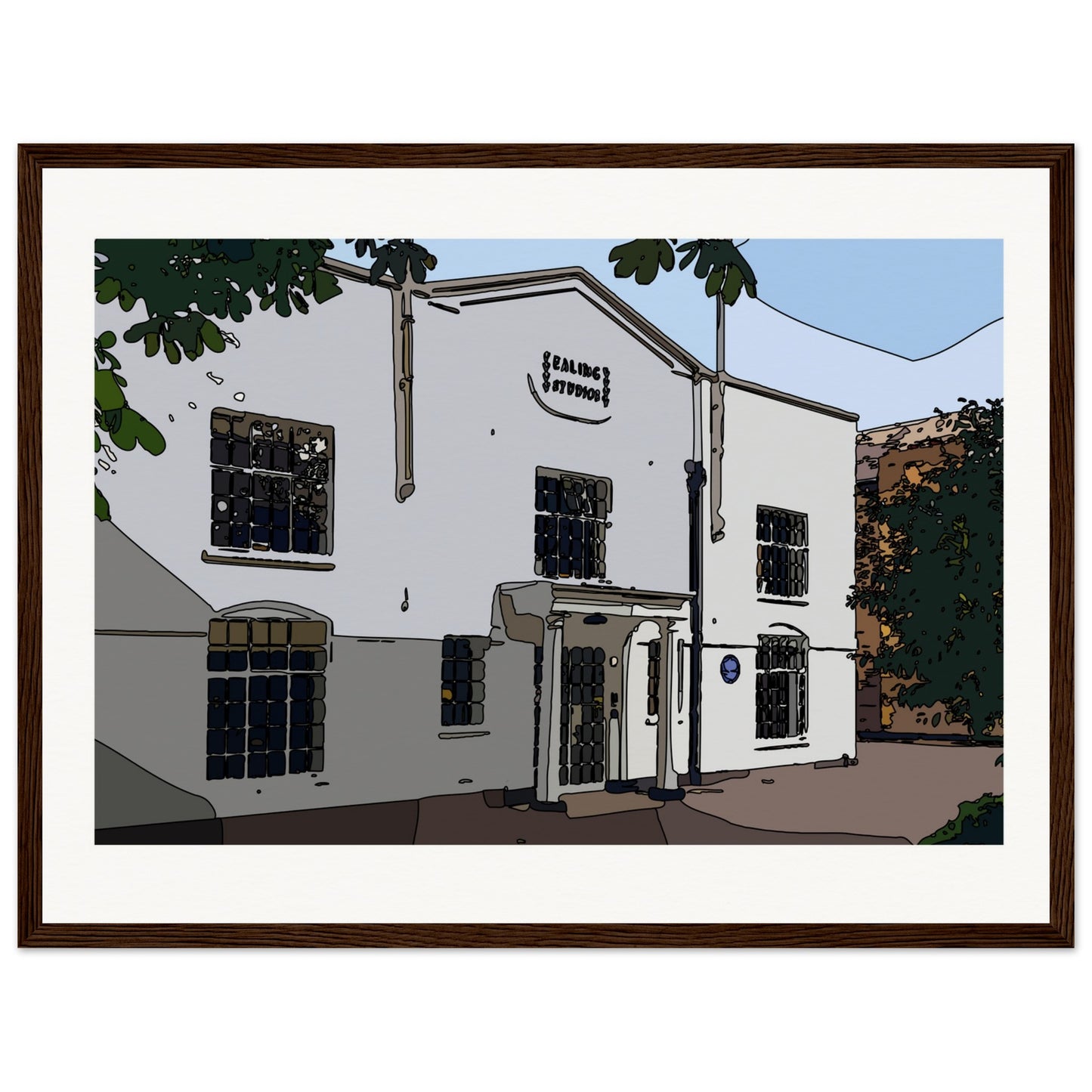Ealing Studios Wooden Framed Poster