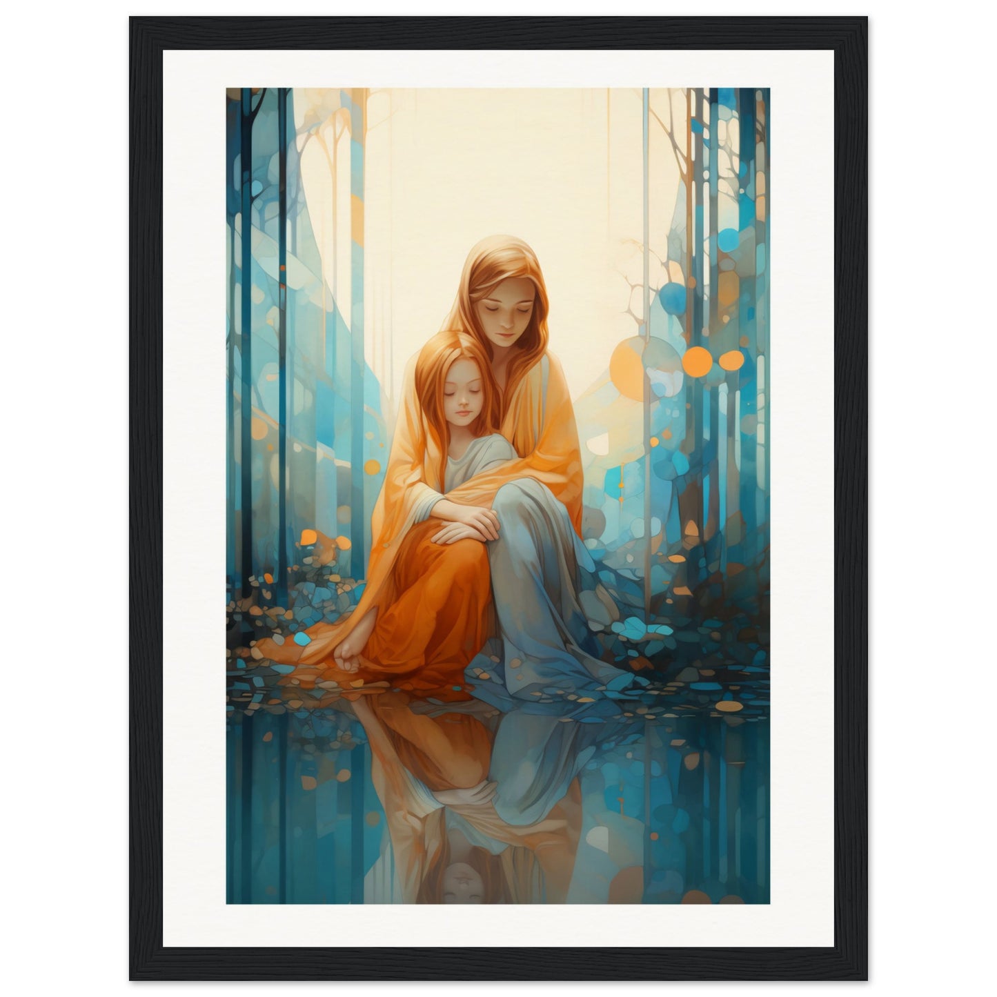 Reflections Wooden Framed Poster