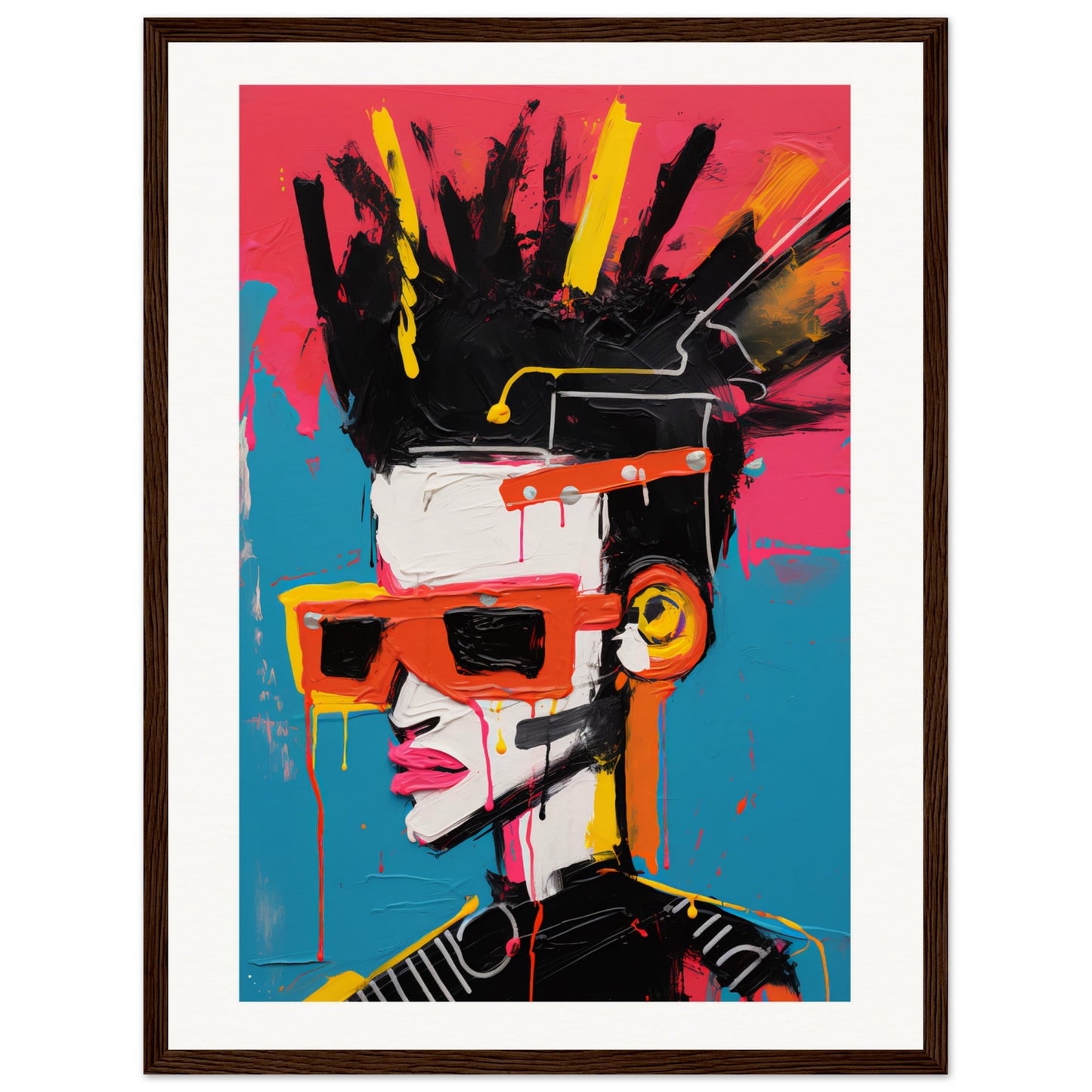 Punk'd Wooden Framed Poster