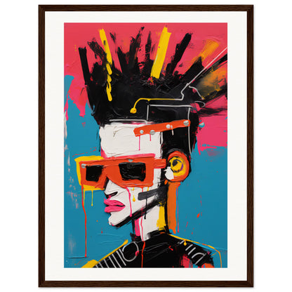 Punk'd Wooden Framed Poster