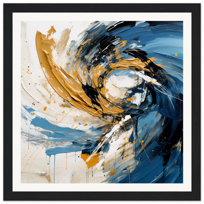 Abstrakt Wooden Framed Poster