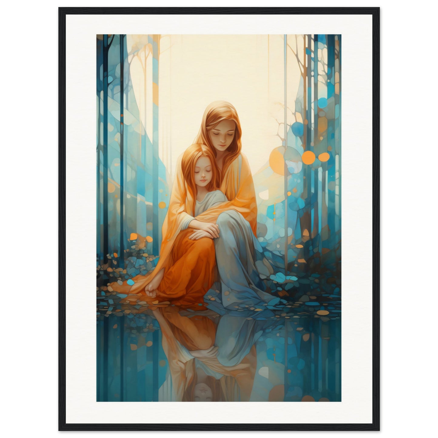 Reflections Wooden Framed Poster