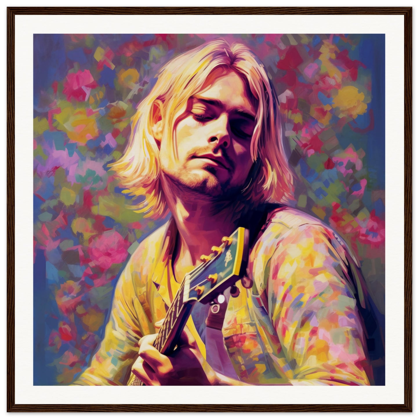 Kurt Wooden Framed Poster