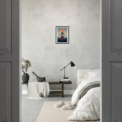 Pagoda Matte Paper Wooden Framed Poster