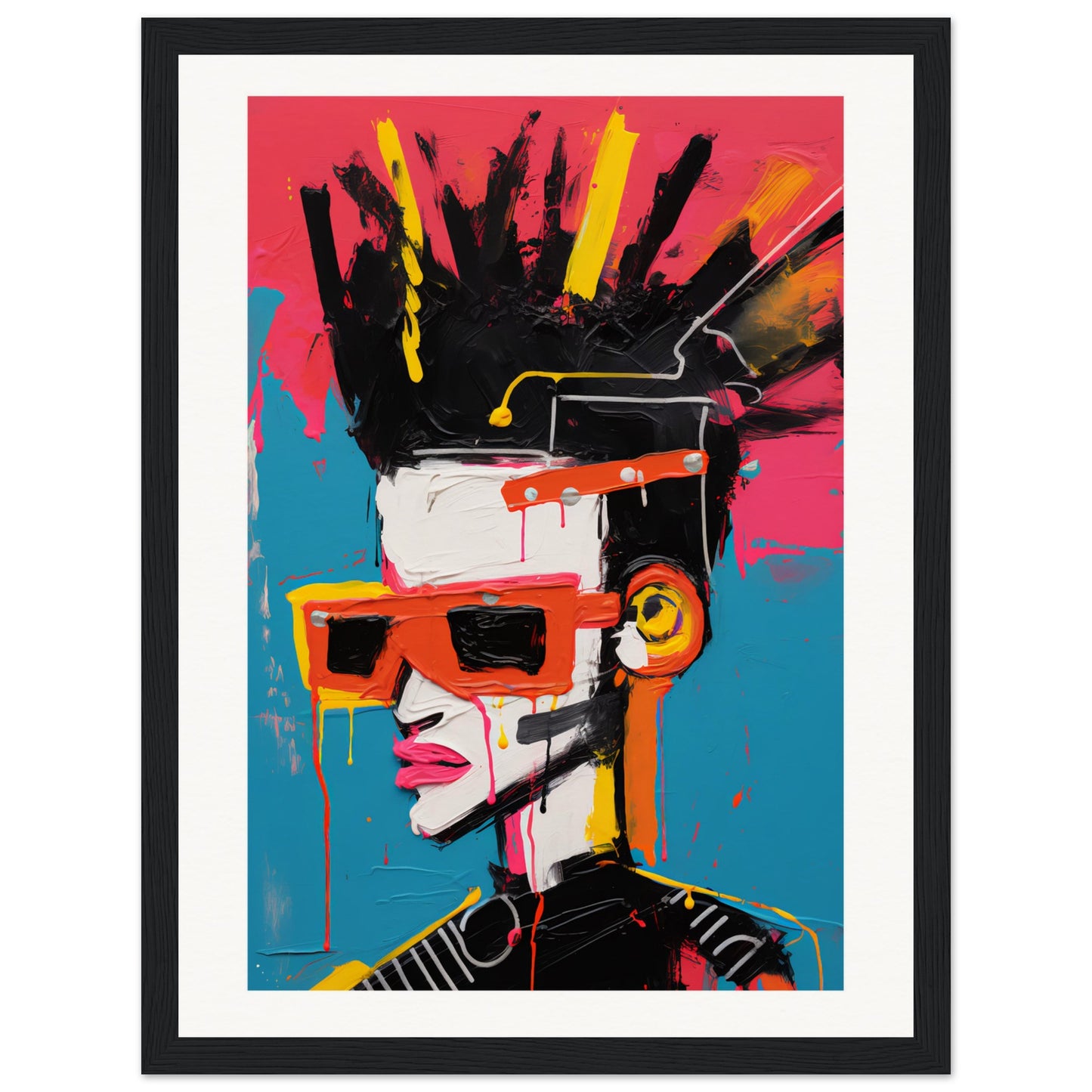 Punk'd Wooden Framed Poster