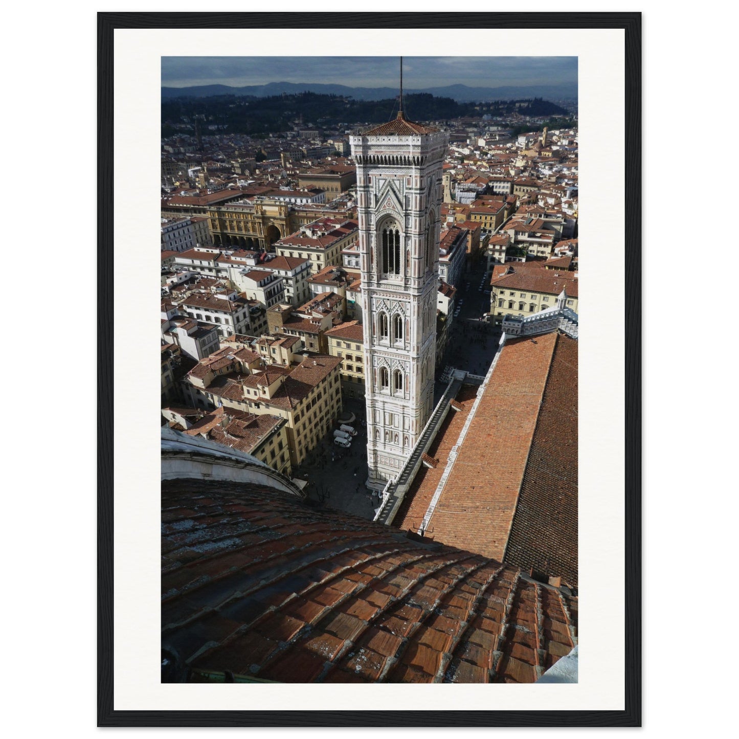 Florence Matte Paper Wooden Framed Poster