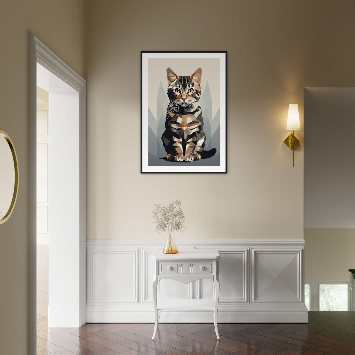 Sparky Wooden Framed Poster