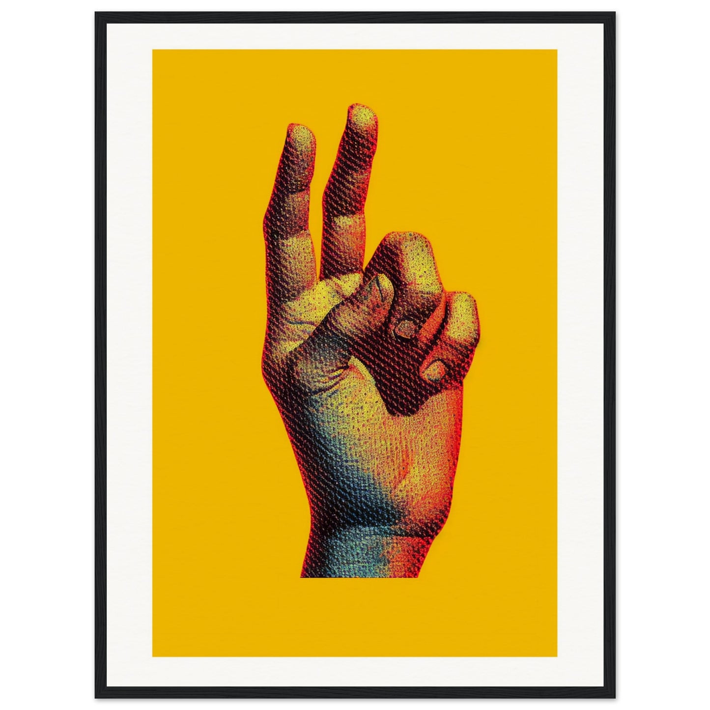 PAX Quality Matte Paper Wooden Framed Poster