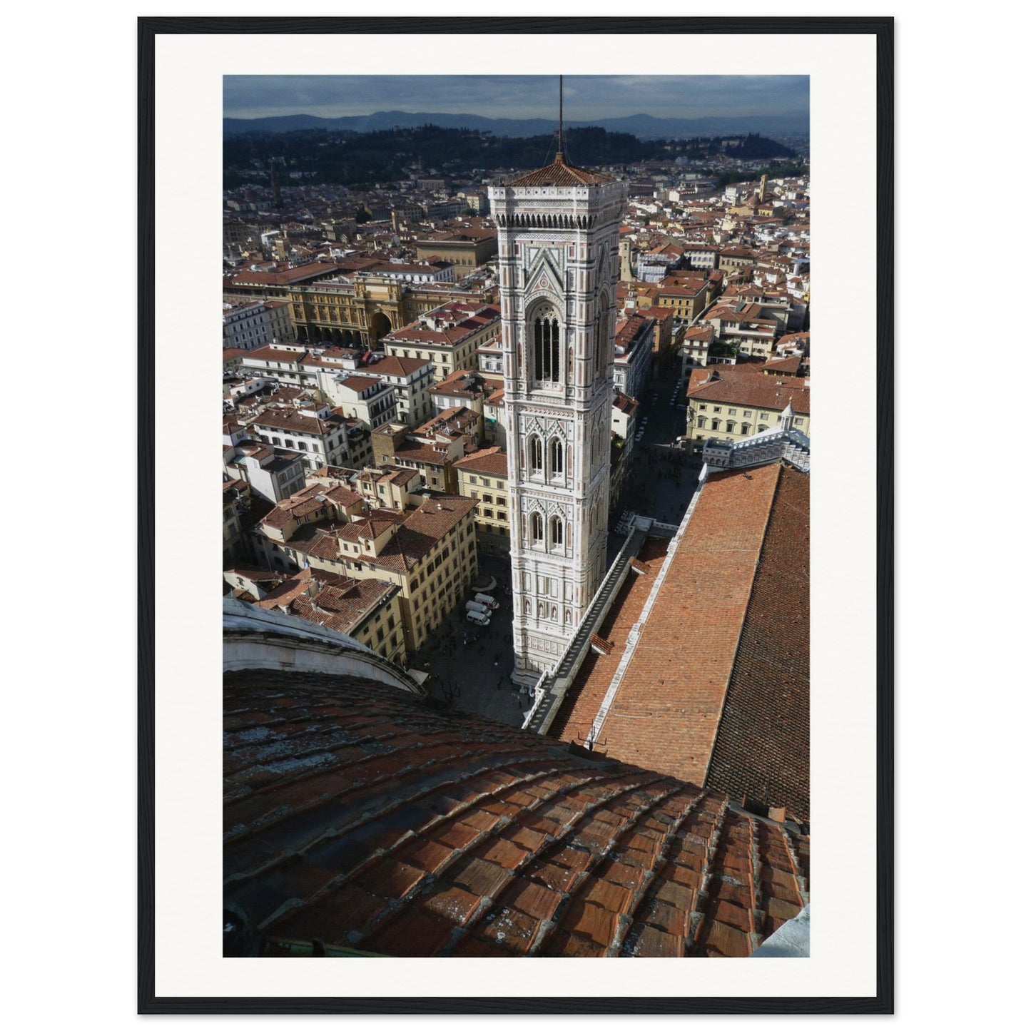 Florence Matte Paper Wooden Framed Poster