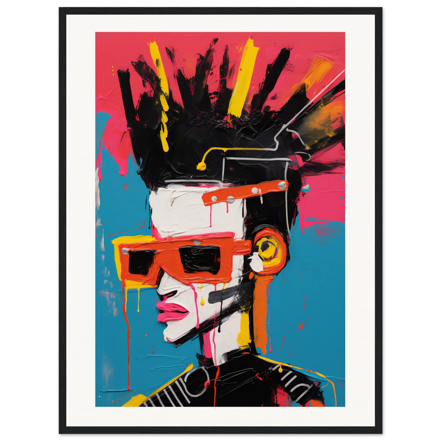 Punk'd Wooden Framed Poster