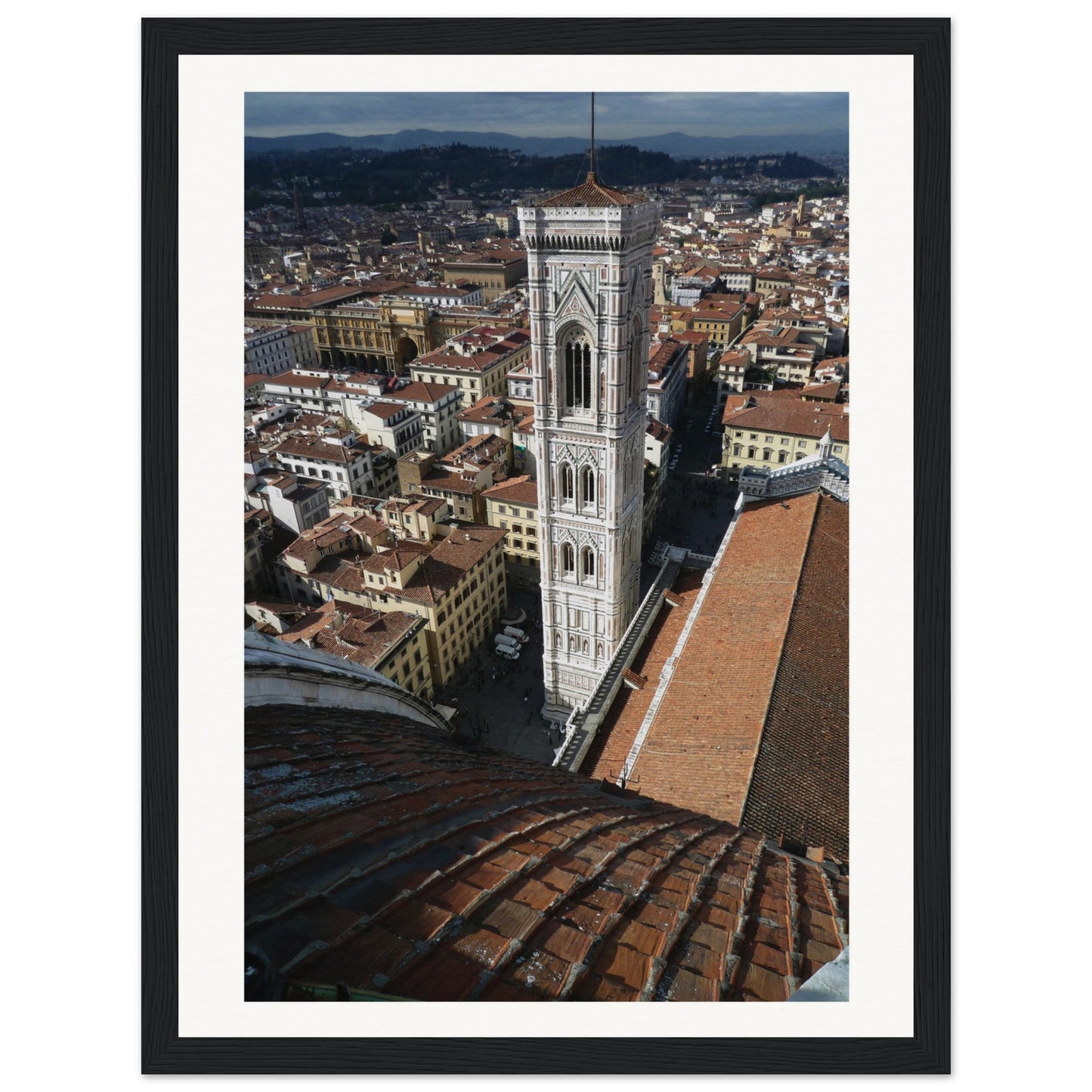 Florence Matte Paper Wooden Framed Poster