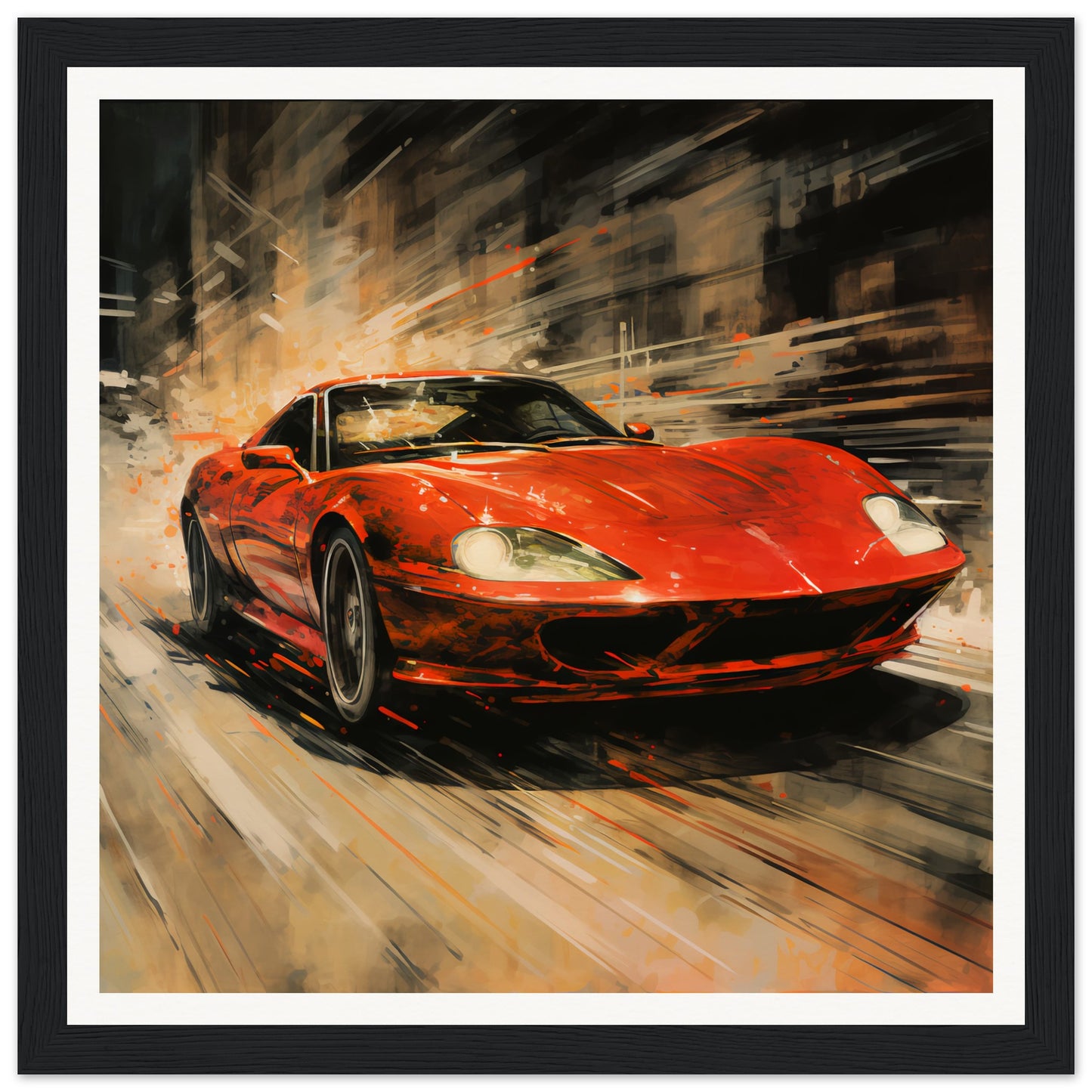 Gran Turismo Wooden Framed Poster