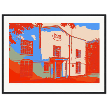Ealing Studios Red Wooden Framed Poster
