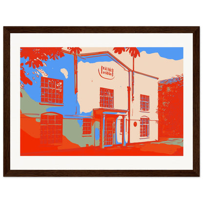 Ealing Studios Red Wooden Framed Poster