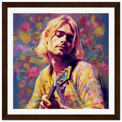 Kurt Wooden Framed Poster