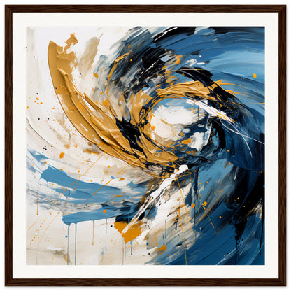 Abstrakt Wooden Framed Poster