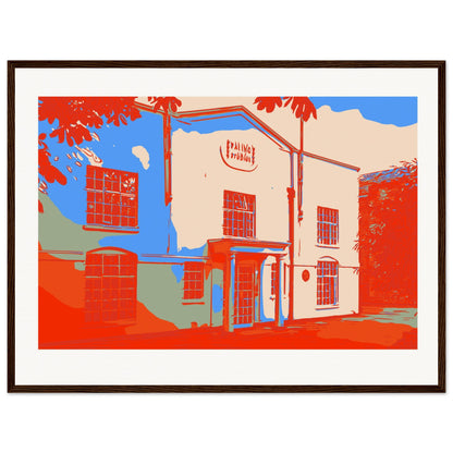 Ealing Studios Red Wooden Framed Poster