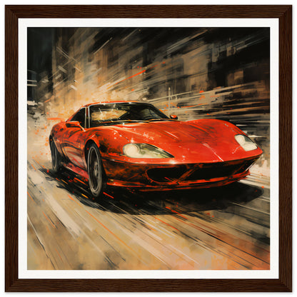 Gran Turismo Wooden Framed Poster